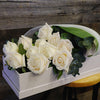 11 Long Stem Roses in White Box - Fresh & Same-Day Flower Delivery