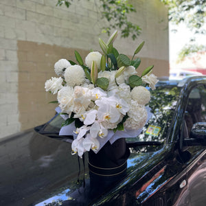 Luxury Flower Hat Box | Same Day Flower Delivery Melbourne