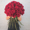 Premium Long Stem Red Roses - Same-Day Delivery Melbourne | 20-40 Stems